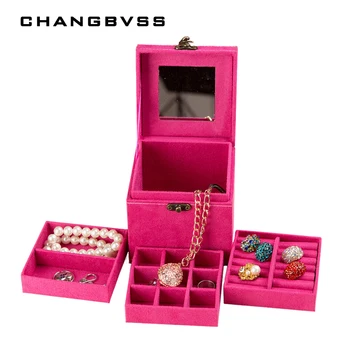 Jewelry Packaging Box Casket Box For Ring Necklace Pearls Organizer Container Jewelry Storage Boxes Graduation Birthday Gift
Jewelry Packaging Box Casket Box For Ring Necklace Pearls Organizer Container Jewelry Storage Boxes Graduation Birthday Gift