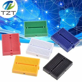 

TZT SYB-170 Mini Solderless Prototype Breadboard 170 Tie-points 35*47*8.5mm for arduino Diy Kit