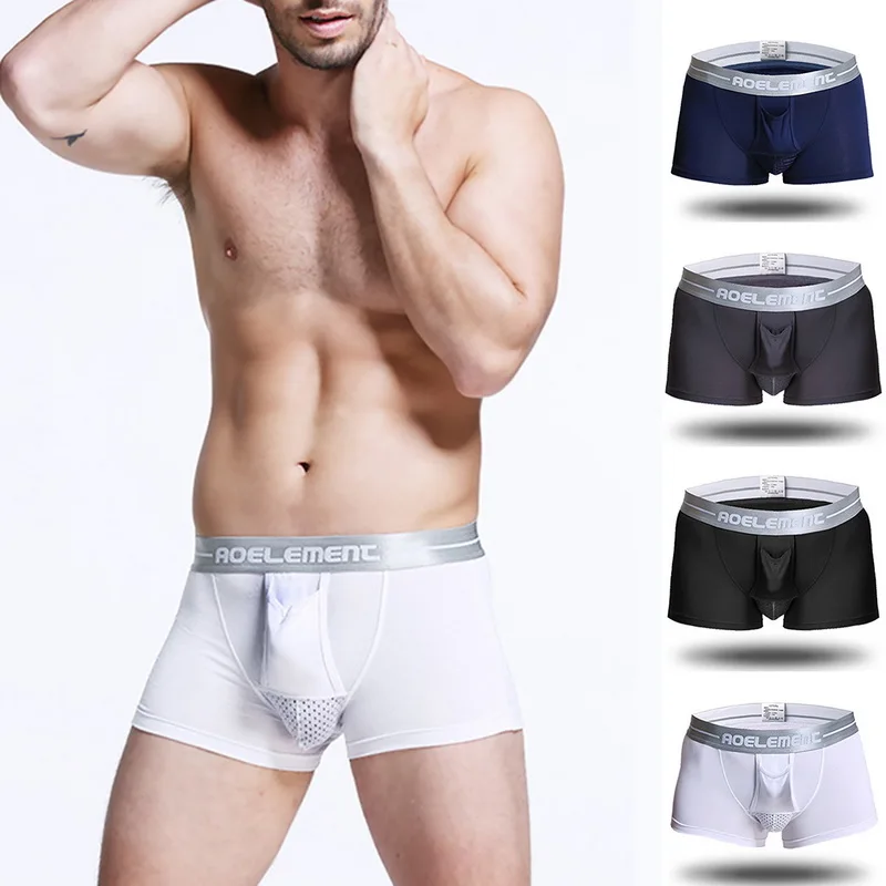 LASPERAL 4 Pack Mens Physiological Health Boxer Solid Hollow Out Separates Scrotum Design Modal Cotton Underwear Sexy Underpants
LASPERAL 4 Pack Mens Physiological Health Boxer Solid Hollow Out Separates Scrotum Design Modal Cotton Underwear Sexy Underpants