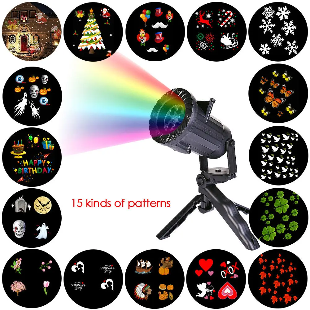300 Rotate 15 Knd Of Patterns Waterproof Landscape Lighting,US/UK/AU/EU Plug LED Projector Christmas Garden Decor Lights --M25
300 Rotate 15 Knd Of Patterns Waterproof Landscape Lighting,US/UK/AU/EU Plug LED Projector Christmas Garden Decor Lights --M25