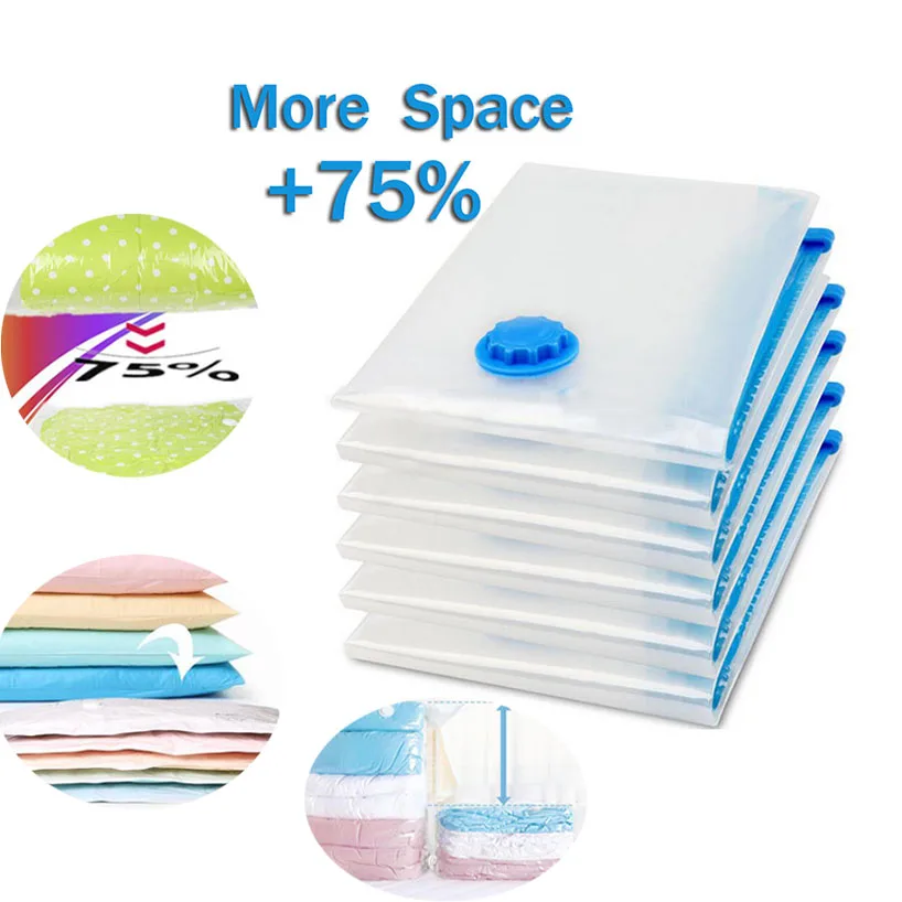 Storage Bag Vacuum Bag For Clothes Transparent Foldable Extra Large Size Compressed Organizer Saving Space Seal Storage Bag
Storage Bag Vacuum Bag For Clothes Transparent Foldable Extra Large Size Compressed Organizer Saving Space Seal Storage Bag
