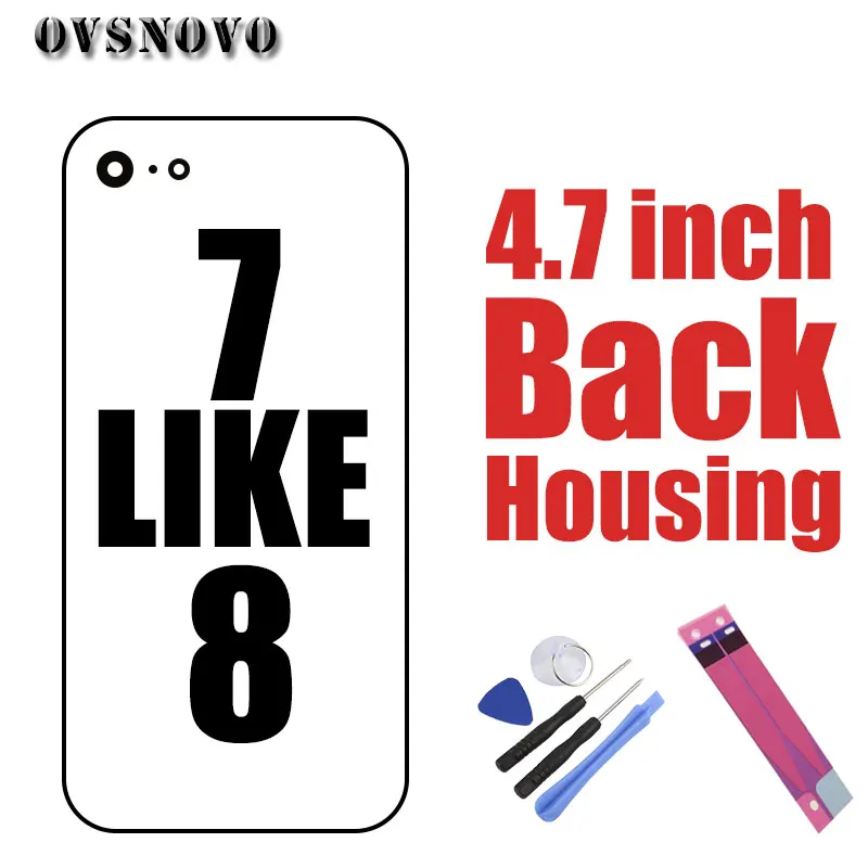 Back Housing for iPhone 7 Cover Phone Replacement Assembly Parts Case Middle Frame 7 Like 8 Metal Chassis Rear Door With Sticker
Back Housing for iPhone 7 Cover Phone Replacement Assembly Parts Case Middle Frame 7 Like 8 Metal Chassis Rear Door With Sticker