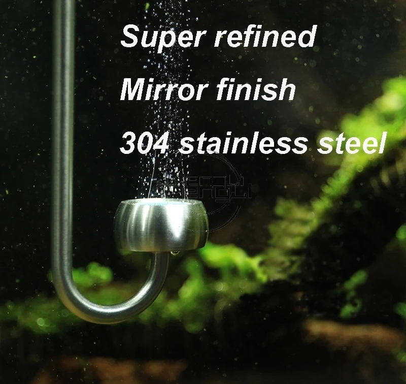 JFENGLI Dengyu 304 Stainless Steel CO2 Diffuser For Fish Tank Plant Tank Super Refined Mirror Finish
JFENGLI Dengyu 304 Stainless Steel CO2 Diffuser For Fish Tank Plant Tank Super Refined Mirror Finish