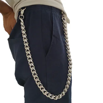 Men Jewelry Jean Wallet Chain Waist Punk Hook Silver Trousers Pant Belt Chain Jewelry Keychain Pant Chain
Men Jewelry Jean Wallet Chain Waist Punk Hook Silver Trousers Pant Belt Chain Jewelry Keychain Pant Chain