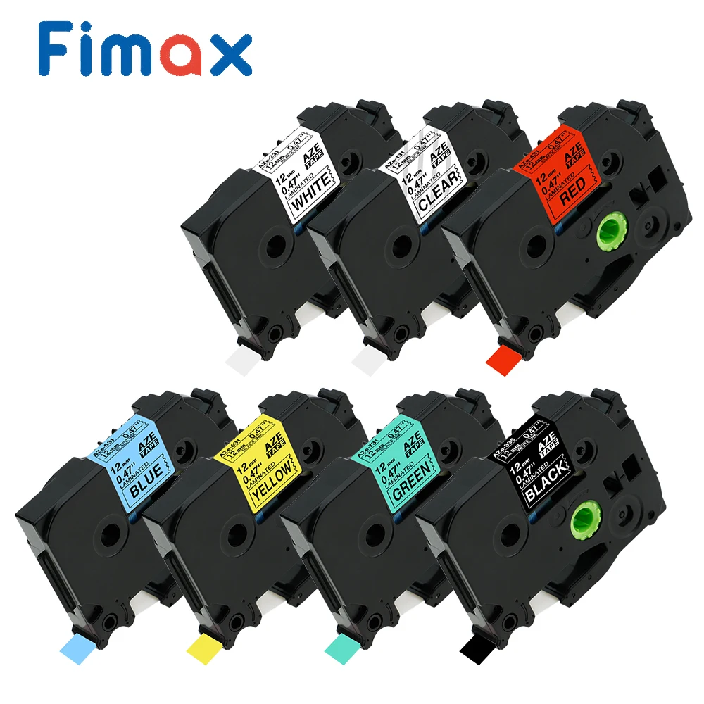 Fimax 7 шт. 12 мм, совместим с Brother TZe-231 P-touch Tape TZe131 TZe231 TZe431 TZe531 TZe631, комбинированный набор для принтера, этикеток
Fimax 7 шт. 12 мм, совместим с Brother TZe-231 P-touch Tape TZe131 TZe231 TZe431 TZe531 TZe631, комбинированный набор для принтера, этикеток