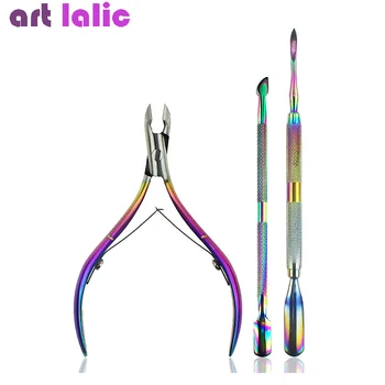 3Pcs/Set Nail Cuticle Nipper Titanium Rainbow Cuticle Pusher Tweezer Nail Cuticle Oil Dead Skin Remover Nail Art Tools Kit
3Pcs/Set Nail Cuticle Nipper Titanium Rainbow Cuticle Pusher Tweezer Nail Cuticle Oil Dead Skin Remover Nail Art Tools Kit