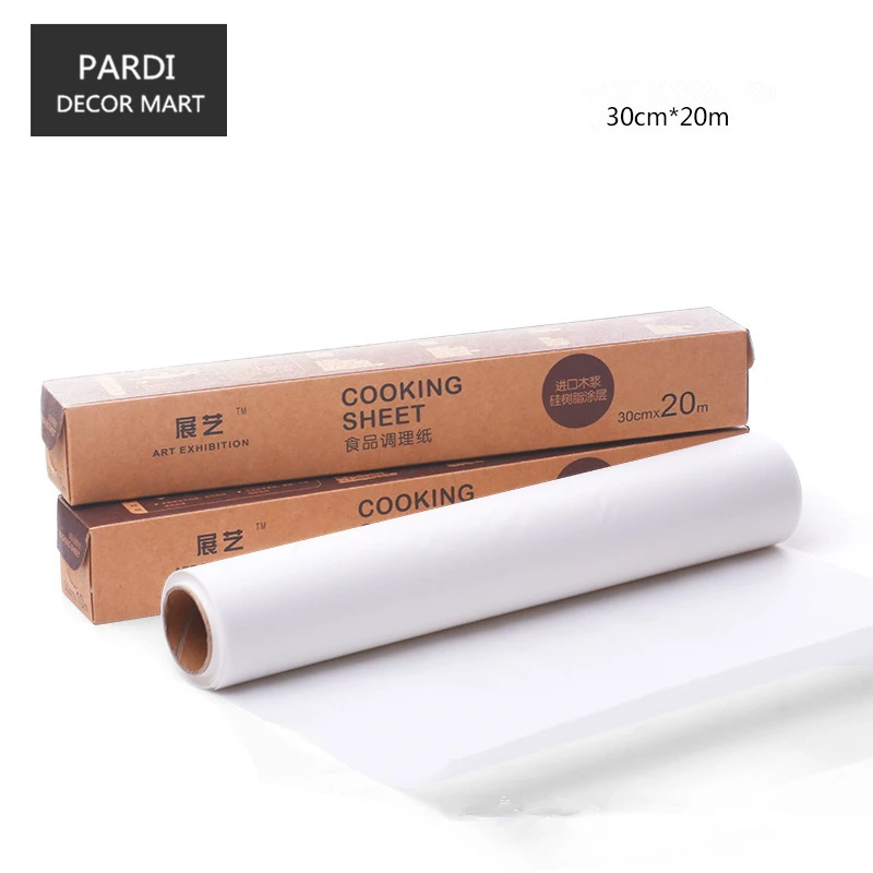 30cm*20m Oilpaper forbaking cake moulds bread wrap baking paper for bakeware and barbecue for parties
30cm*20m Oilpaper forbaking cake moulds bread wrap baking paper for bakeware and barbecue for parties