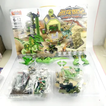 395PCS Jurassic World Park Dinosaur Raptor protection zone Building Blocks Sets Bricks Kids Toys juguetes Classic Toy
395PCS Jurassic World Park Dinosaur Raptor protection zone Building Blocks Sets Bricks Kids Toys juguetes Classic Toy