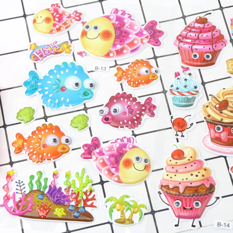 Joylong Pusheen Stickers Scrapbooking Cartoon Animals 3D Bubble Sticker Pack DIY Toys For Children Diary Decoration Moving Eyes
Joylong Pusheen Stickers Scrapbooking Cartoon Animals 3D Bubble Sticker Pack DIY Toys For Children Diary Decoration Moving Eyes