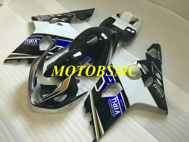 Комплект обтекателей под давлением для GSXR600 750 K4 04 05 GSXR 600 GSXR750 2004 2005 белая