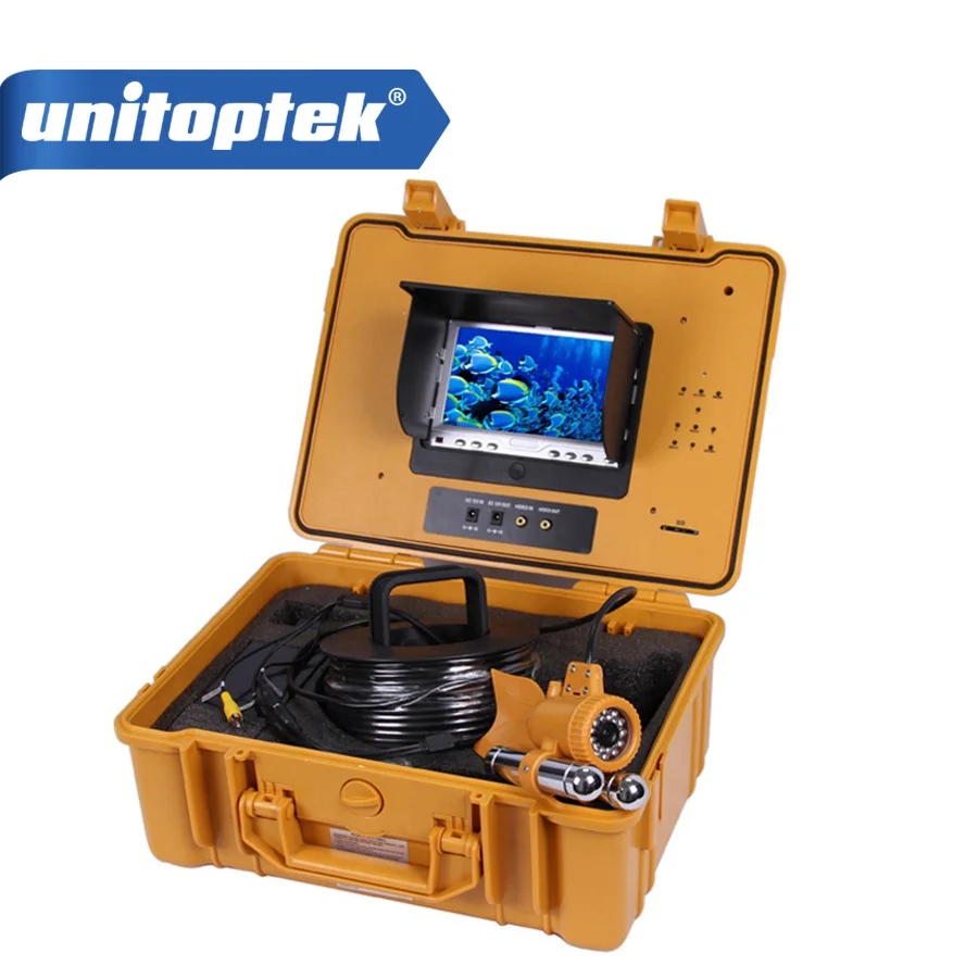 7" TFT Fishing Finder System With HD CCD 650TVL Underwater video Camera Recorder Cable 20M(66ft) Version Support 16GB SD Card
7" TFT Fishing Finder System With HD CCD 650TVL Underwater video Camera Recorder Cable 20M(66ft) Version Support 16GB SD Card