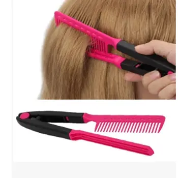 1Pcs Fashion V Type Hair straightener comb hair Curler beauty care Iron healthy beauty DIY Salon Hairdressing Styling Tool Comb
1Pcs Fashion V Type Hair straightener comb hair Curler beauty care Iron healthy beauty DIY Salon Hairdressing Styling Tool Comb