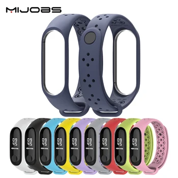 Mijobs Sports Strap for Xiaomi Mi Band 3 Silicone Strap Mi Band3 Watchband Bracelet Miband 3 Wristband Smart Watch Mi3 Accessory
Mijobs Sports Strap for Xiaomi Mi Band 3 Silicone Strap Mi Band3 Watchband Bracelet Miband 3 Wristband Smart Watch Mi3 Accessory
