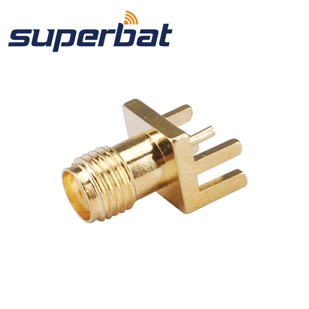 Superbat 10pcs RF SMA Connector End Launch Jack Female PCB Mount Wide Flange .062''(1.57mm) Free Shipping
Superbat 10pcs RF SMA Connector End Launch Jack Female PCB Mount Wide Flange .062''(1.57mm) Free Shipping