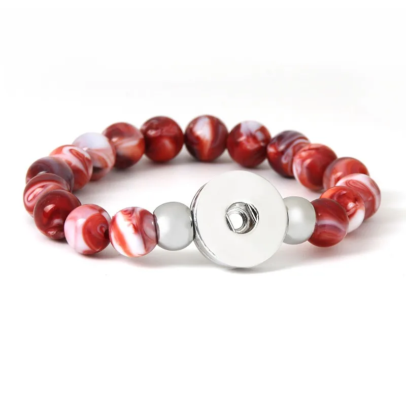 10 Colors Snap Bracelet&Bangles 10mm Imitation Stone Beads 18mm Snaps Holder High Quality DIY Snap Buttons Jewelry Single Snap
10 Colors Snap Bracelet&Bangles 10mm Imitation Stone Beads 18mm Snaps Holder High Quality DIY Snap Buttons Jewelry Single Snap