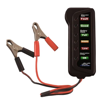 12V Car Battery and Alternator Tester - Test Battery Condition and Alternator Charging (with LED Indication)
12V Car Battery and Alternator Tester - Test Battery Condition and Alternator Charging (with LED Indication)