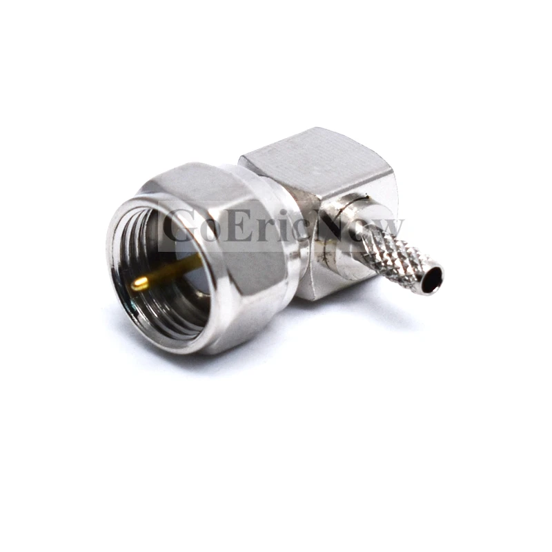 5 pcs RF Coax 90 Degree Right Angle F Male for RG316 RG174 Cable Connector Adapter Plug
5 pcs RF Coax 90 Degree Right Angle F Male for RG316 RG174 Cable Connector Adapter Plug