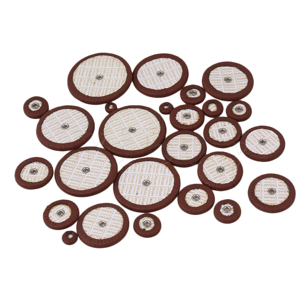Yibuy 250 pcs Orange Saxophone Leather Pads for Alto Saxophone 
Yibuy 250 pcs Orange Saxophone Leather Pads for Alto Saxophone