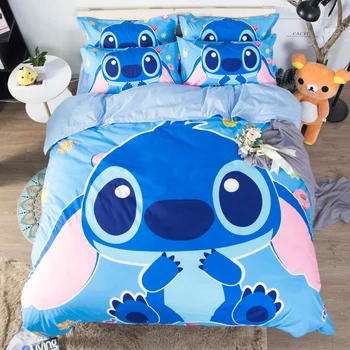 Cartoon blue Color Stitch Printed Bedding Set Bedspread Single Queen King Size Bedclothes Children Boy girl Bedroom Decor set
Cartoon blue Color Stitch Printed Bedding Set Bedspread Single Queen King Size Bedclothes Children Boy girl Bedroom Decor set