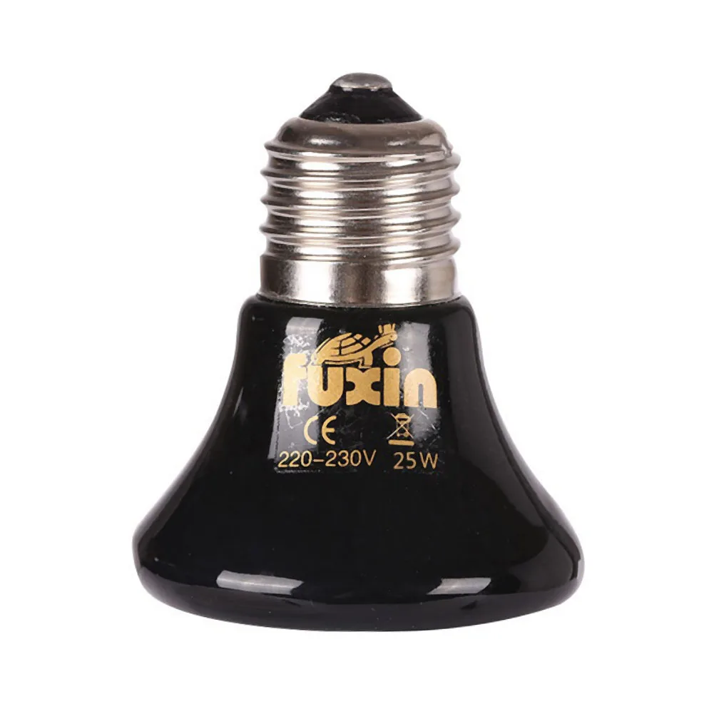 Pet Heating lamp Black Infrared Ceramic Emitter Heat Light Bulb Pet Brooder Chickens Reptile Lamp 25W 50W 75W 100W 220-240V
Pet Heating lamp Black Infrared Ceramic Emitter Heat Light Bulb Pet Brooder Chickens Reptile Lamp 25W 50W 75W 100W 220-240V