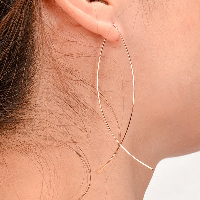 EK143 High Quality Statement Simplicity Handmade Fish Shaped Drop Earrings for Women Jewelry Copper Wire Geometric Brincos
EK143 High Quality Statement Simplicity Handmade Fish Shaped Drop Earrings for Women Jewelry Copper Wire Geometric Brincos
