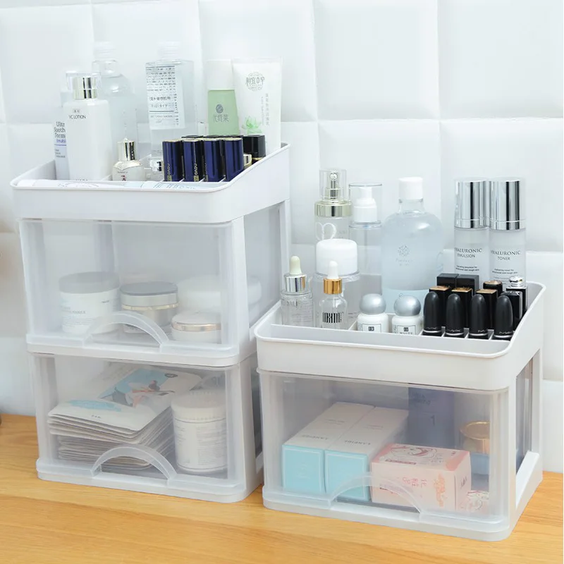 Makeup Organizer Plastic Drawers Cosmetic Storage Box Jewelry Case Nail Polish Brush Holder Desktop Sundry Container Accessories
Makeup Organizer Plastic Drawers Cosmetic Storage Box Jewelry Case Nail Polish Brush Holder Desktop Sundry Container Accessories