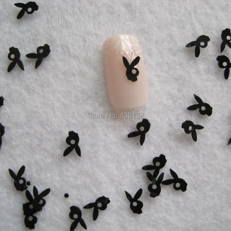 GD20-3 Free Shipping Wholesale 100g/bag Black Bunny Glitter Nail art Glitter Pieces Nail art decoration
GD20-3 Free Shipping Wholesale 100g/bag Black Bunny Glitter Nail art Glitter Pieces Nail art decoration