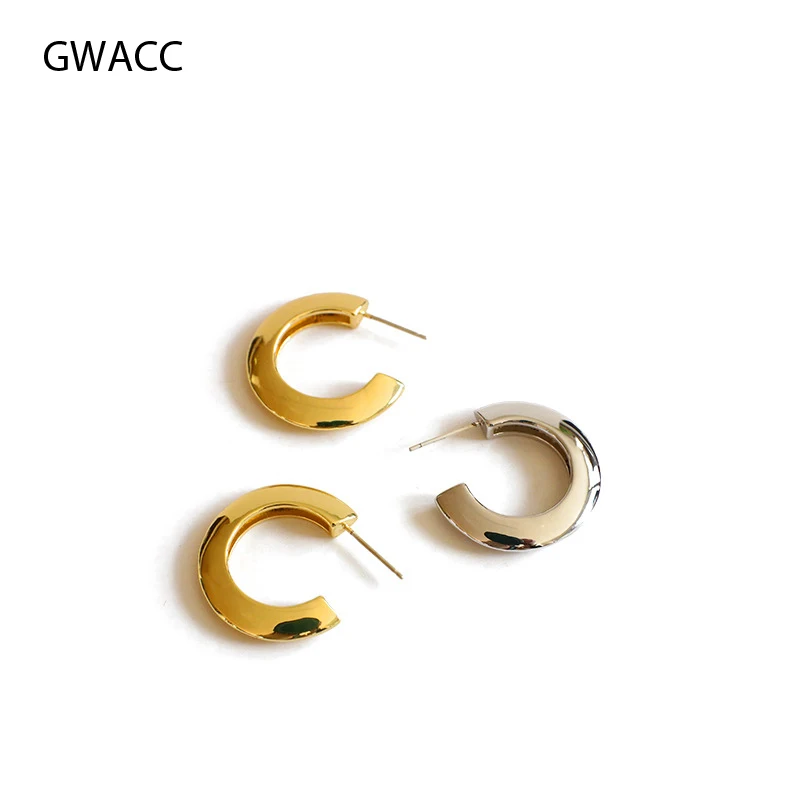 GWACC Korea C Shape Hoop Earrings For Women Creative Personality Gold Silver Color Open Round Circle Hoop Earrings Party Jewelry
GWACC Korea C Shape Hoop Earrings For Women Creative Personality Gold Silver Color Open Round Circle Hoop Earrings Party Jewelry