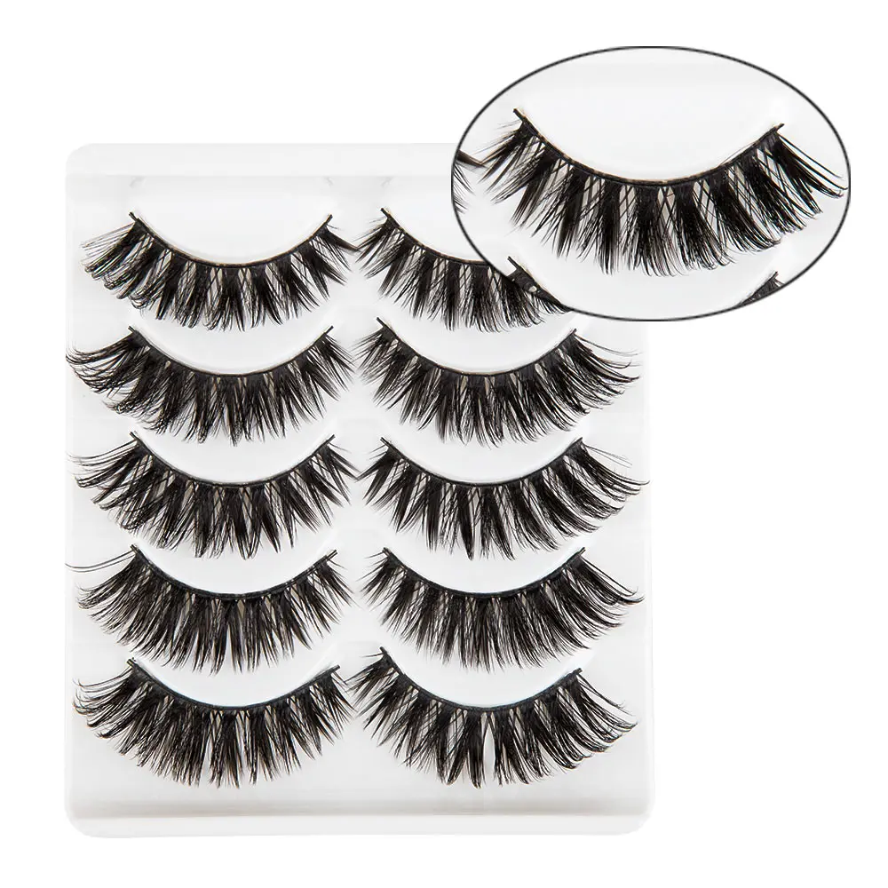 New 3D Mink Eyelashes Extension 1/5airs Natural Crossed False Eyelashes Daily Makeup Fake Eye Lashes Mink Make up Tool Wholesale
New 3D Mink Eyelashes Extension 1/5airs Natural Crossed False Eyelashes Daily Makeup Fake Eye Lashes Mink Make up Tool Wholesale