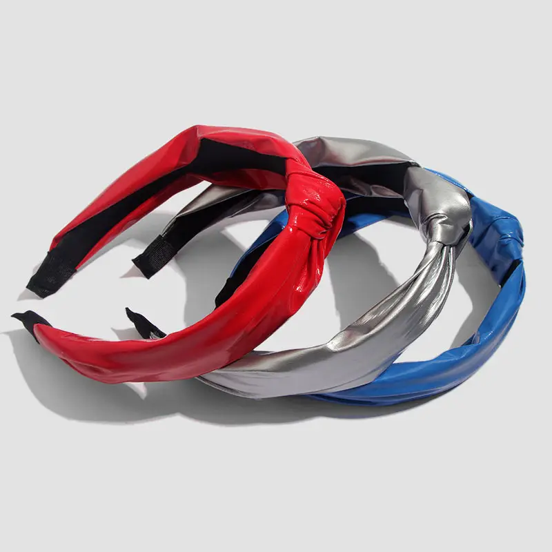 Korean Trendy Handmade PU Leather Girls Hairbands Middle Knotted Headbands Fashion Fur Headband Head Hoop Women Hair Accessories
Korean Trendy Handmade PU Leather Girls Hairbands Middle Knotted Headbands Fashion Fur Headband Head Hoop Women Hair Accessories