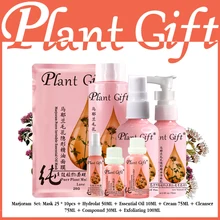 Plante Cadeau Naturel 100% Marjolaine Pores Invisible Huile Essentielle 7 Set Soulager Cycle Menstruel de Régulation de Pression 590 ML(China)