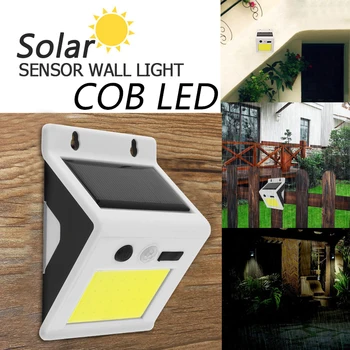 Outdoor Waterproof 4W COB LED Rechargeable Solar Power PIR Motion Sensor Wall Light with Micro USB Charge for Garden/ Yard
Outdoor Waterproof 4W COB LED Rechargeable Solar Power PIR Motion Sensor Wall Light with Micro USB Charge for Garden/ Yard