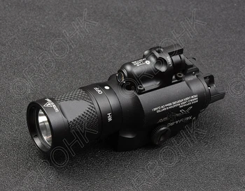 Tactical Weapon gun lamp light Light White light and IR Output for glock and picatinny rail base Aluminum 400V IR BLACK R4038
Tactical Weapon gun lamp light Light White light and IR Output for glock and picatinny rail base Aluminum 400V IR BLACK R4038
