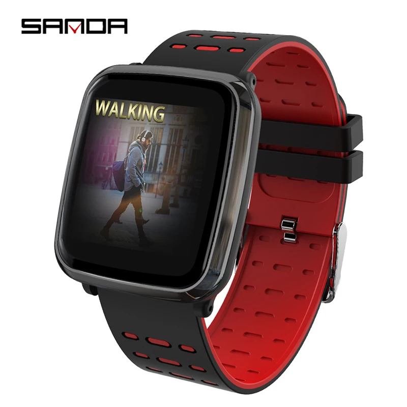 SANDA Smart Watch IP68 Waterproof Bluetooth Heart Rate Monitor Blood Pressure Smartwatch for Xiao mi Android IOS Men Women Clock
SANDA Smart Watch IP68 Waterproof Bluetooth Heart Rate Monitor Blood Pressure Smartwatch for Xiao mi Android IOS Men Women Clock