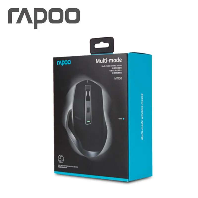 Rapoo MT750 Multi-mode Wireless Mouse Bluetooth 3.0/4.0 And 2.4G Switch For Four Devices Connection Computer Gaming Mouse
Rapoo MT750 Multi-mode Wireless Mouse Bluetooth 3.0/4.0 And 2.4G Switch For Four Devices Connection Computer Gaming Mouse
