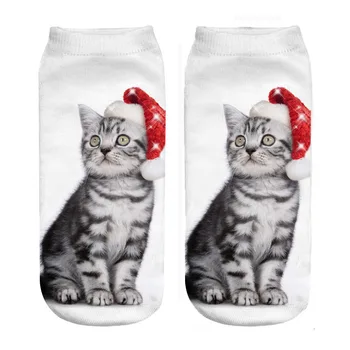 Christmas costumes Cute cat and dog 3D digital print socks 2018 NEW woman ang girl's socks dropshipping
Christmas costumes Cute cat and dog 3D digital print socks 2018 NEW woman ang girl's socks dropshipping