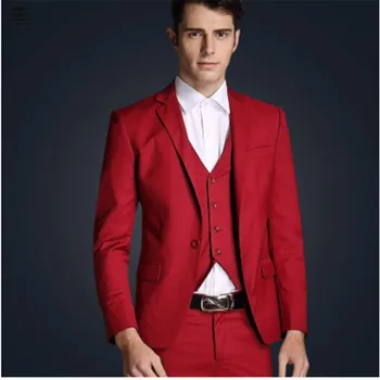 Custom Made Red Men's Dinner Party Prom Suits Groom Tuxedos Groomsmen Wedding Blazer Suits (Jacket+Pants+Vest+Tie) NO:228
Custom Made Red Men's Dinner Party Prom Suits Groom Tuxedos Groomsmen Wedding Blazer Suits (Jacket+Pants+Vest+Tie) NO:228