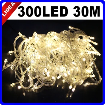 30M 300 LED 9 Colors Wedding Garden New Year Xmas Navidad Decoration Outdoor String Garland LED Christmas Fairy Light CN C-33
30M 300 LED 9 Colors Wedding Garden New Year Xmas Navidad Decoration Outdoor String Garland LED Christmas Fairy Light CN C-33