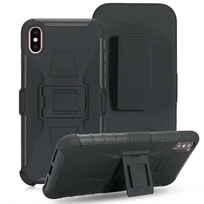 Full Protection Hard Pc+Silicone Belt Clip Holster Stand Armor 3 in1 Combo Plastic Case For iPhone 6 6S 7 8 Plus X XR XS MAX
Full Protection Hard Pc+Silicone Belt Clip Holster Stand Armor 3 in1 Combo Plastic Case For iPhone 6 6S 7 8 Plus X XR XS MAX