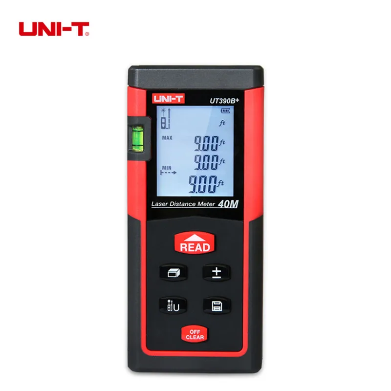 UNI-T Laser Distance Meter UT390B+ laser distance meter 40m Portable Optical Laser Range finder Handheld rangefinder
UNI-T Laser Distance Meter UT390B+ laser distance meter 40m Portable Optical Laser Range finder Handheld rangefinder