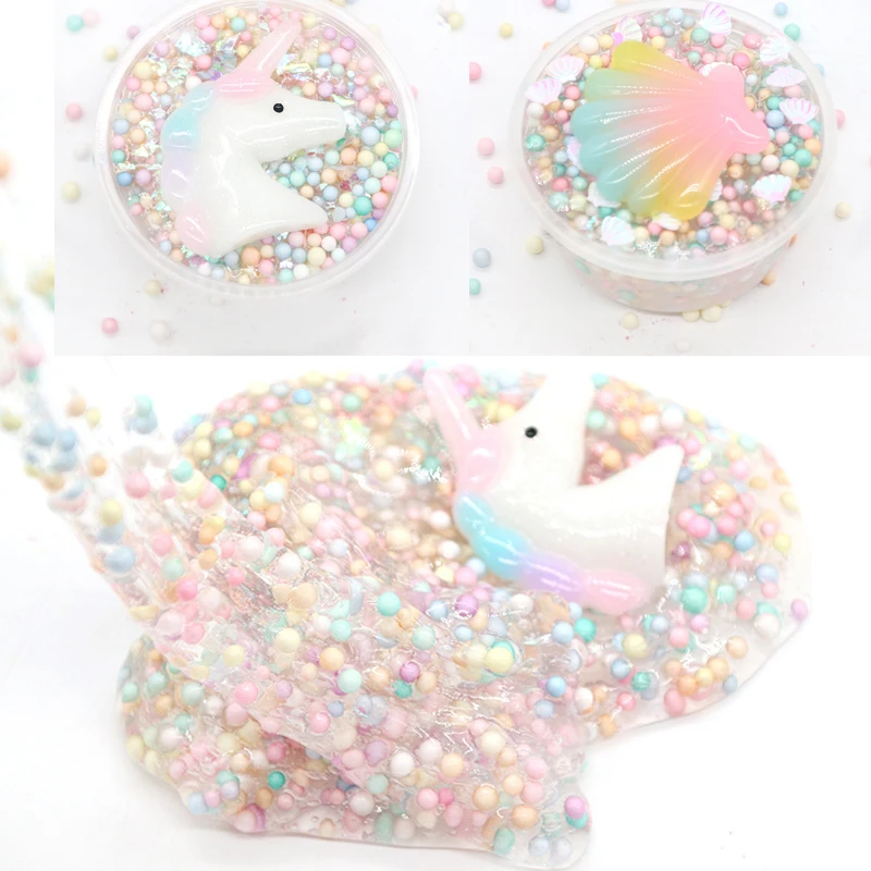 60ml Clay Slime Foam Beads Shell Slime Supplies Kids Anti-stress Toys for Children DIY Development Education
60ml Clay Slime Foam Beads Shell Slime Supplies Kids Anti-stress Toys for Children DIY Development Education