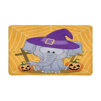 Halloween Cartoon Elephant with Pumpkin Anti-Slip Door Mat Home Decor Indoor Entrance Doormat Rubber Backing
Halloween Cartoon Elephant with Pumpkin Anti-Slip Door Mat Home Decor Indoor Entrance Doormat Rubber Backing