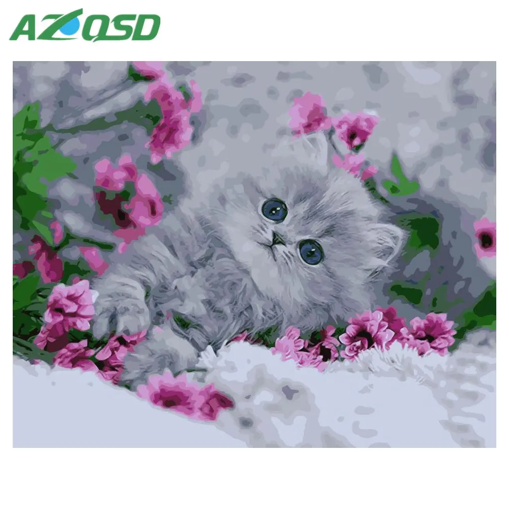 AZQSD Painting By Numbers Animals Cat Abstract Modular Canvas Kits Coloring By Numbers For Adults Home Decor DIY Szyh2093
AZQSD Painting By Numbers Animals Cat Abstract Modular Canvas Kits Coloring By Numbers For Adults Home Decor DIY Szyh2093