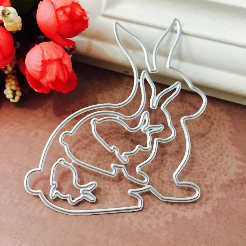 Lovely Rabbit Family Metal Cutting Dies Stencil DIY Scrapbooking Album Stamp Paper Card Embossing Crafts Decor
Lovely Rabbit Family Metal Cutting Dies Stencil DIY Scrapbooking Album Stamp Paper Card Embossing Crafts Decor