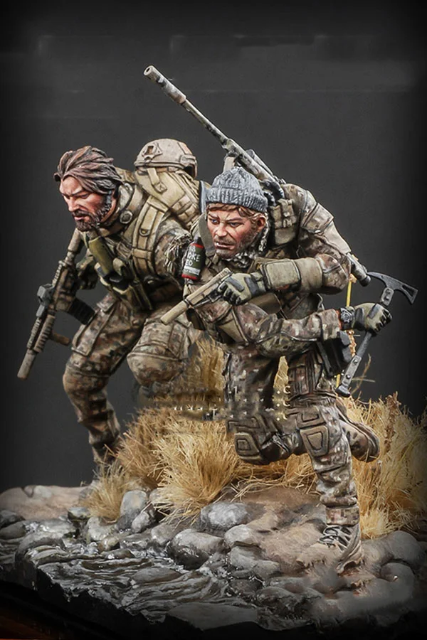 Unassambled 1/24 75MM modern Reaper soldier include 2 Historical Resin kit miniature model Unpainted
Unassambled 1/24 75MM modern Reaper soldier include 2 Historical Resin kit miniature model Unpainted