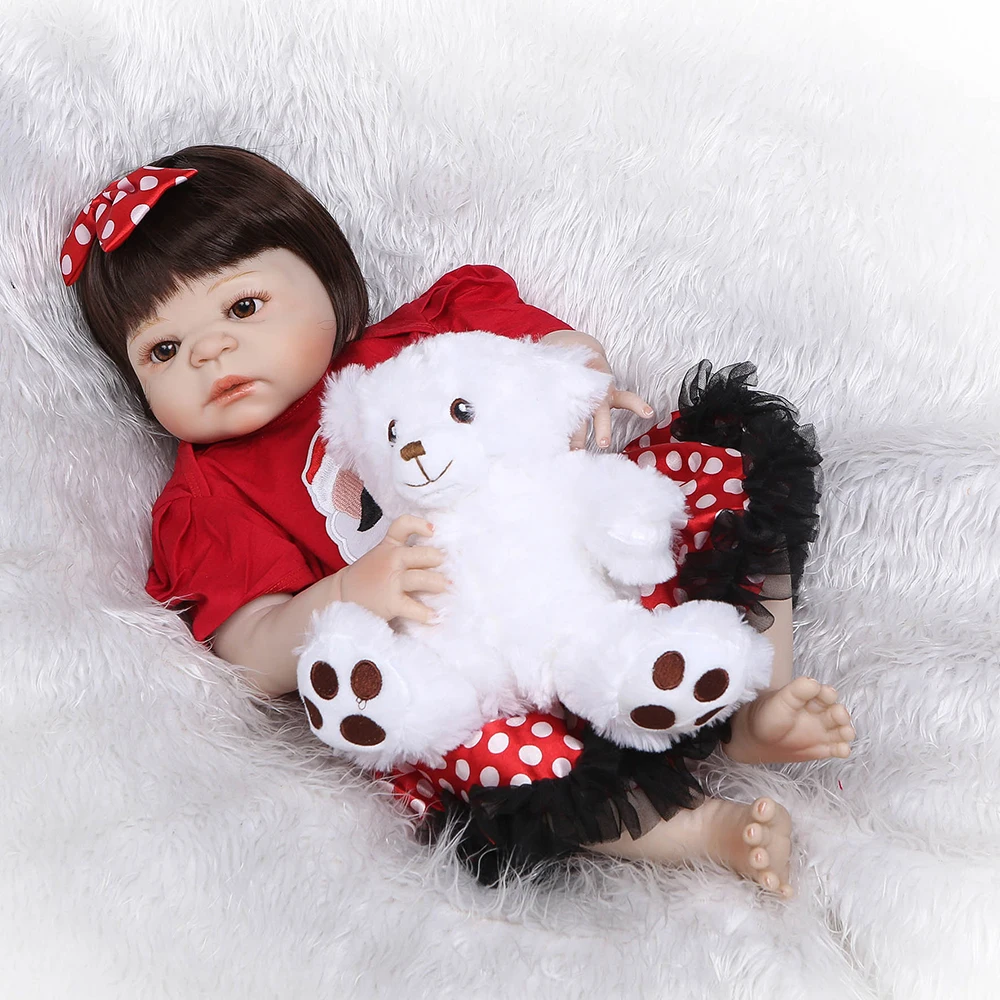 New Arrival Baby Girl Reborn Dolls Kids Toy Full Silicone Vinyl 23'' 57 cm Real Life Bebes Reborn Alive Doll NPK dolls reborn
New Arrival Baby Girl Reborn Dolls Kids Toy Full Silicone Vinyl 23'' 57 cm Real Life Bebes Reborn Alive Doll NPK dolls reborn
