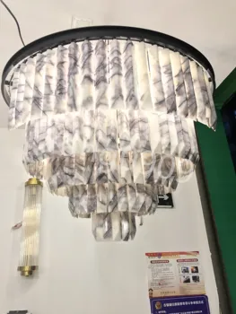 Marble chandelier living room lamp engineering lamp custom lamps high-grade chandelier 
Marble chandelier living room lamp engineering lamp custom lamps high-grade chandelier