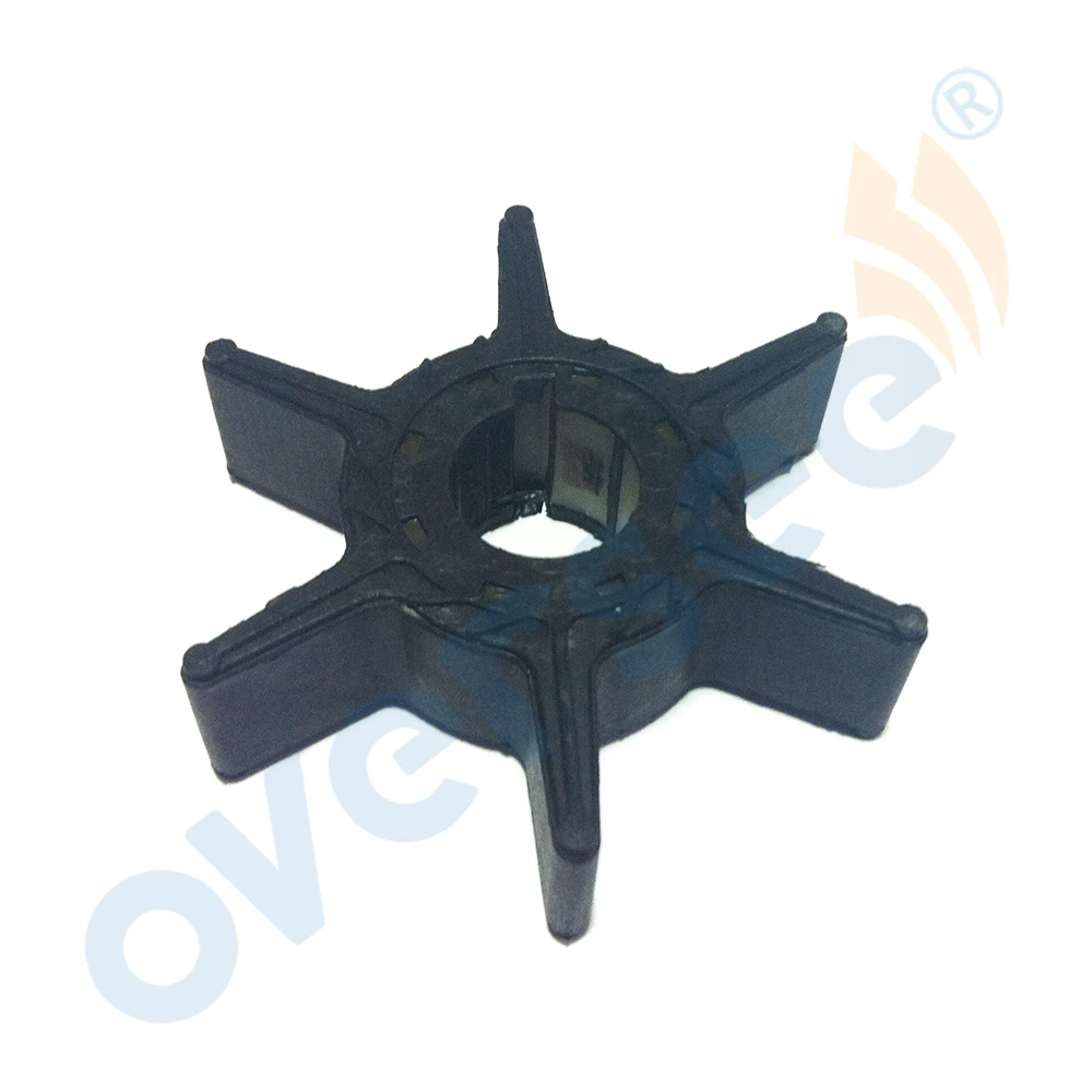 63V-44352-00 Water Pump Impeller For Yamaha Parsun Powertec 2 Stroke 9.9HP 15HP Outboard Engine Parts Boat Aftermarket Parts 