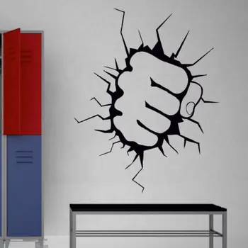 INCREDIBLE HULK wall sticker fist punch boys vinyl large transfer stickers quote
INCREDIBLE HULK wall sticker fist punch boys vinyl large transfer stickers quote