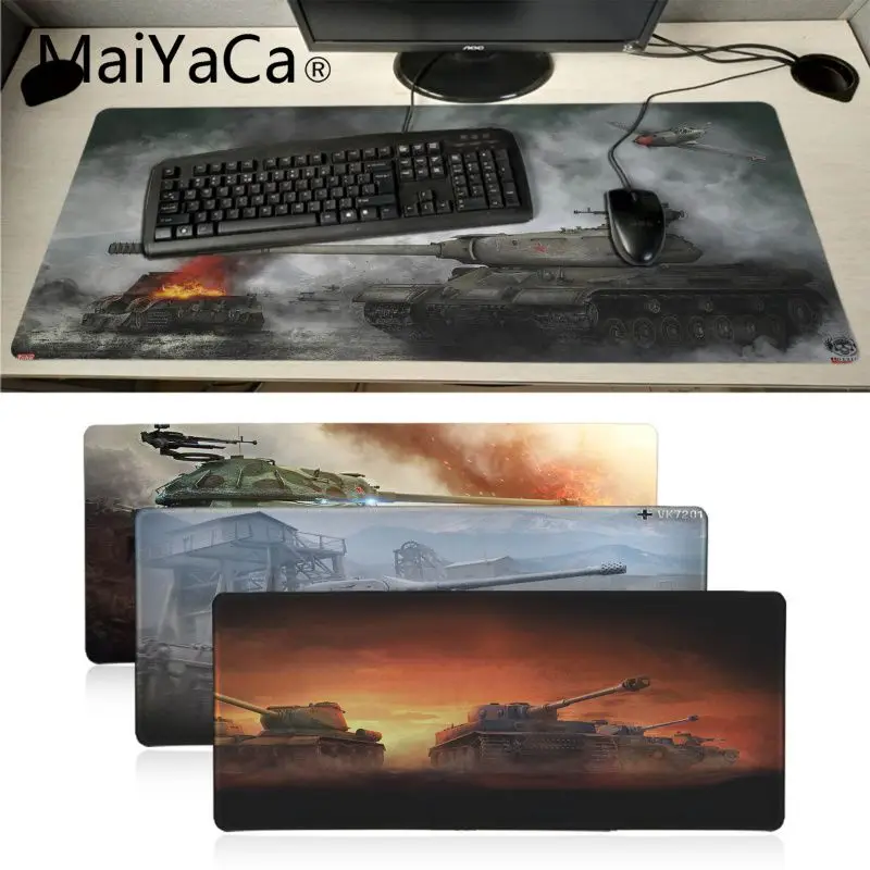 Нескользящий ПК MaiYaCa World Of Tanks Офисная мышь геймерский мягкий коврик для мыши